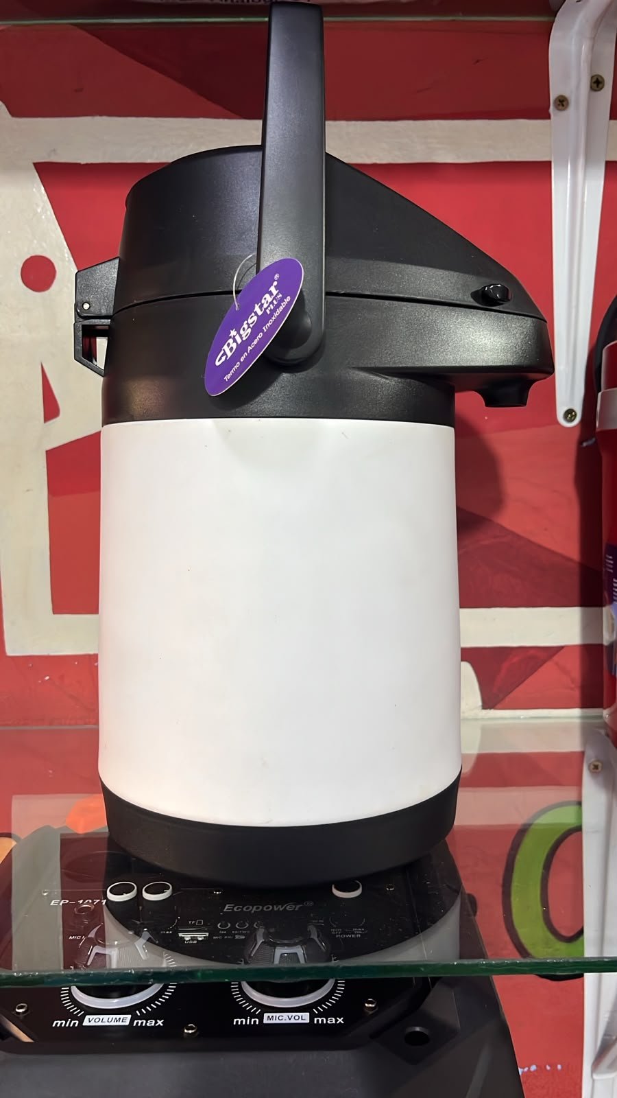 termo en acero inoxidable - bigstar 2 LITROS COLOR BLANCO